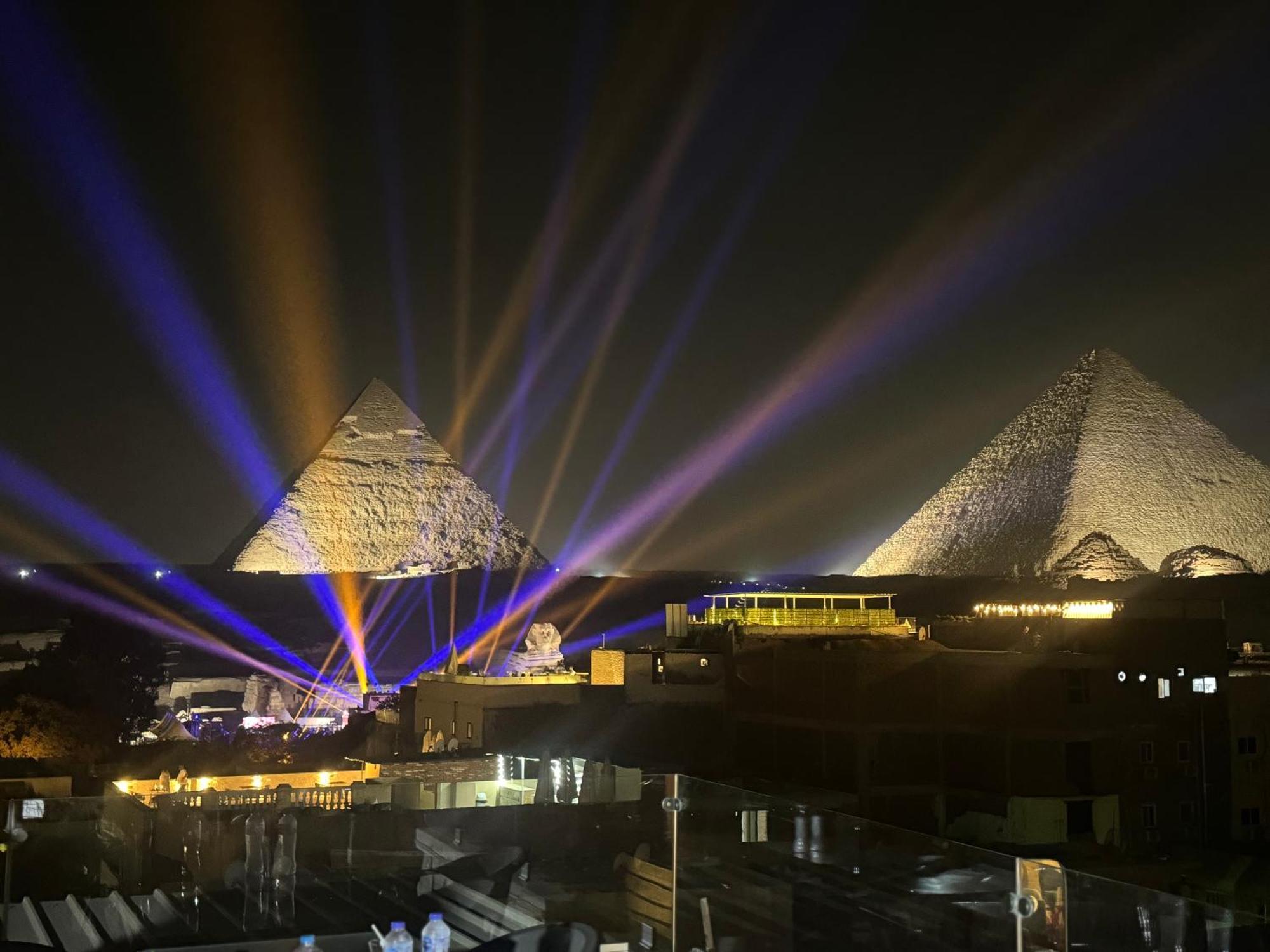 Pyramids And Sphinx Hotel Kafrat al Jabal Exterior photo