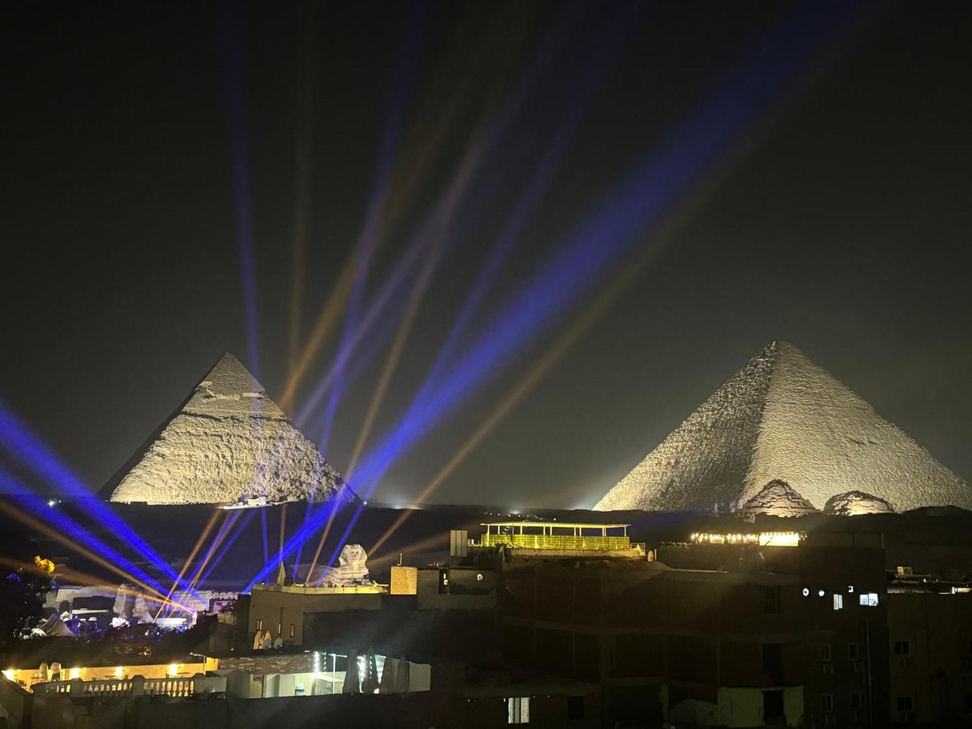 Pyramids And Sphinx Hotel Kafrat al Jabal Exterior photo
