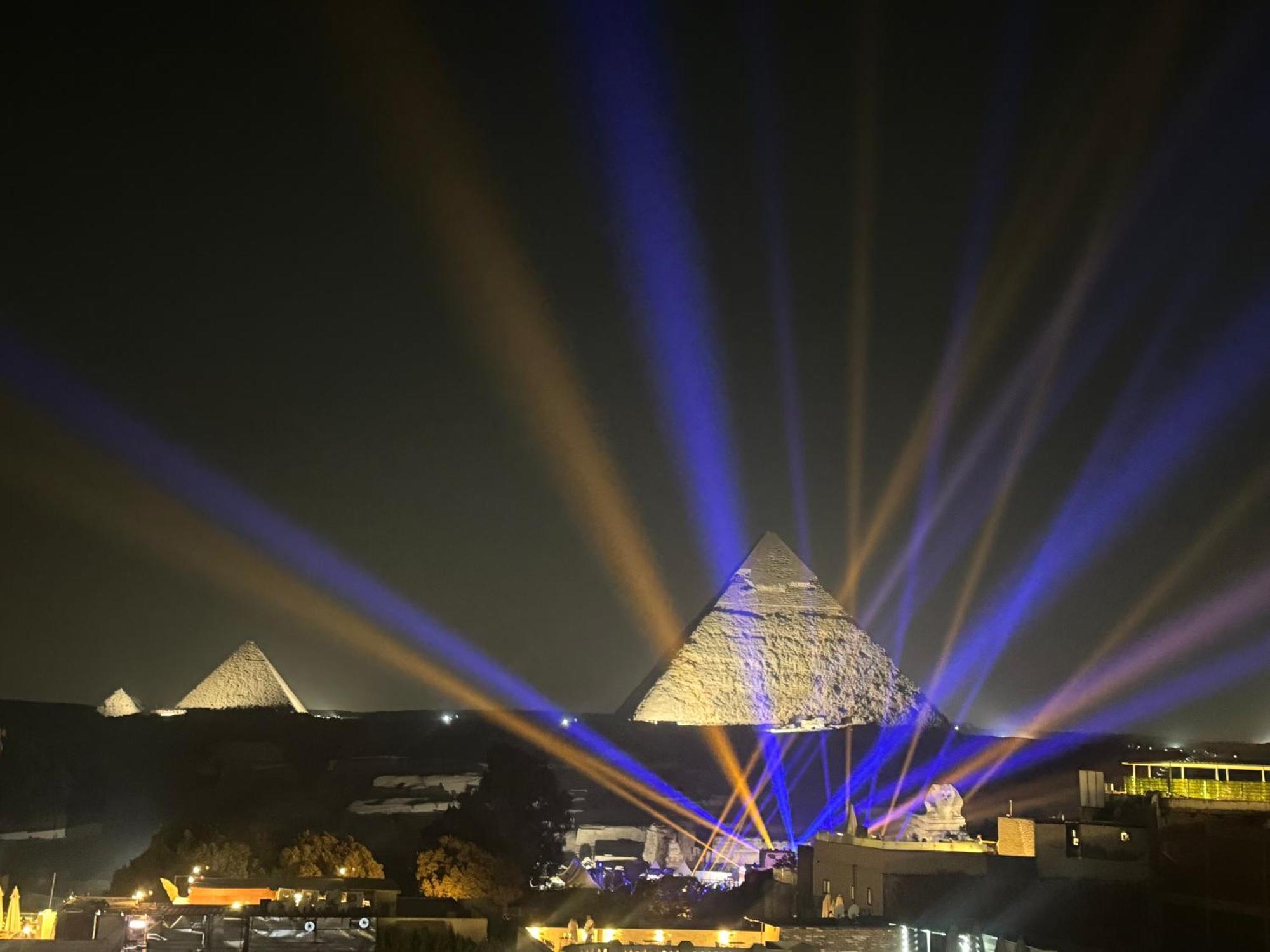 Pyramids And Sphinx Hotel Kafrat al Jabal Exterior photo